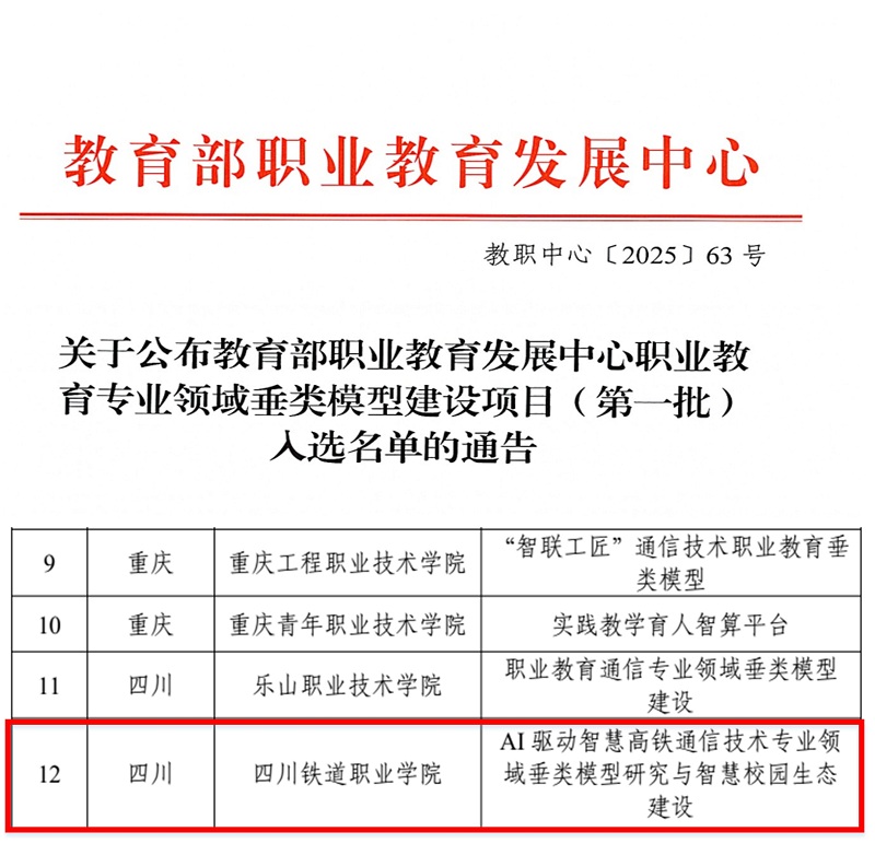金年金官网“AI+高铁通信技术+智慧校园”项目成功入选教育部首批垂类模型建设名单.jpg